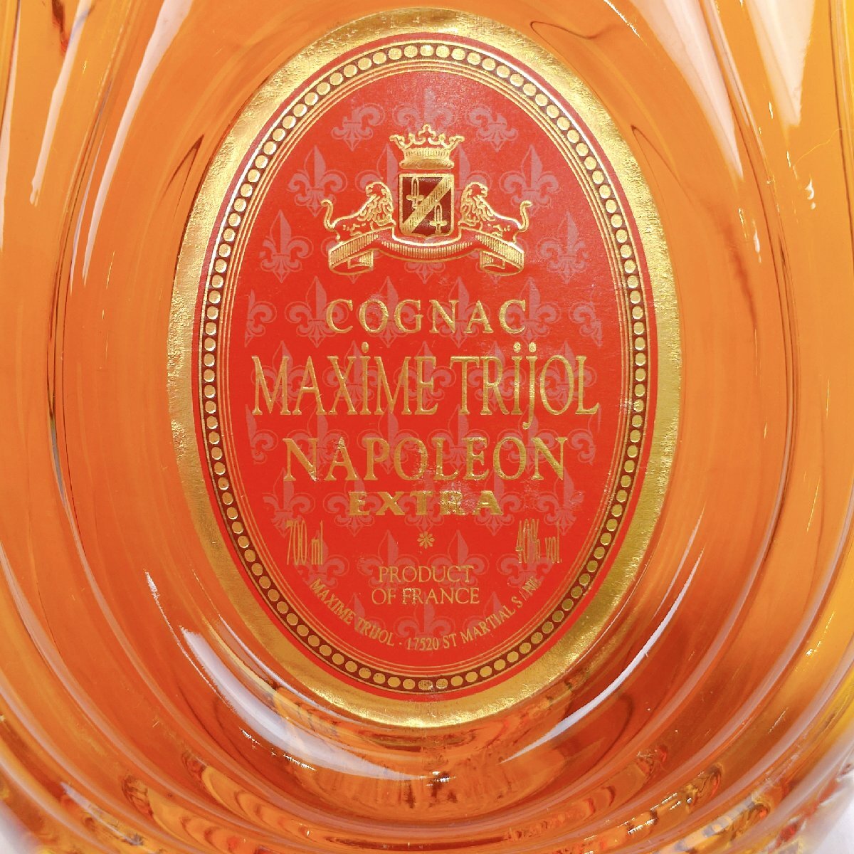 MAXIME TRIJOL NAPOLEON EXTRA 700ml×1本 未開栓 箱付き マキシム トリジョル ナポレオン エクストラ コニャックの画像4