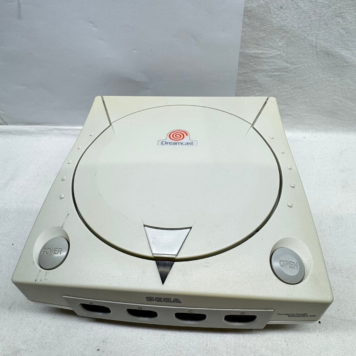 【動作未確認品】Dreamcast ドリームキャスト コントローラー1つ 本体1つ 白 ジャンク 箱無し コード無し ソフトあり1つの画像2