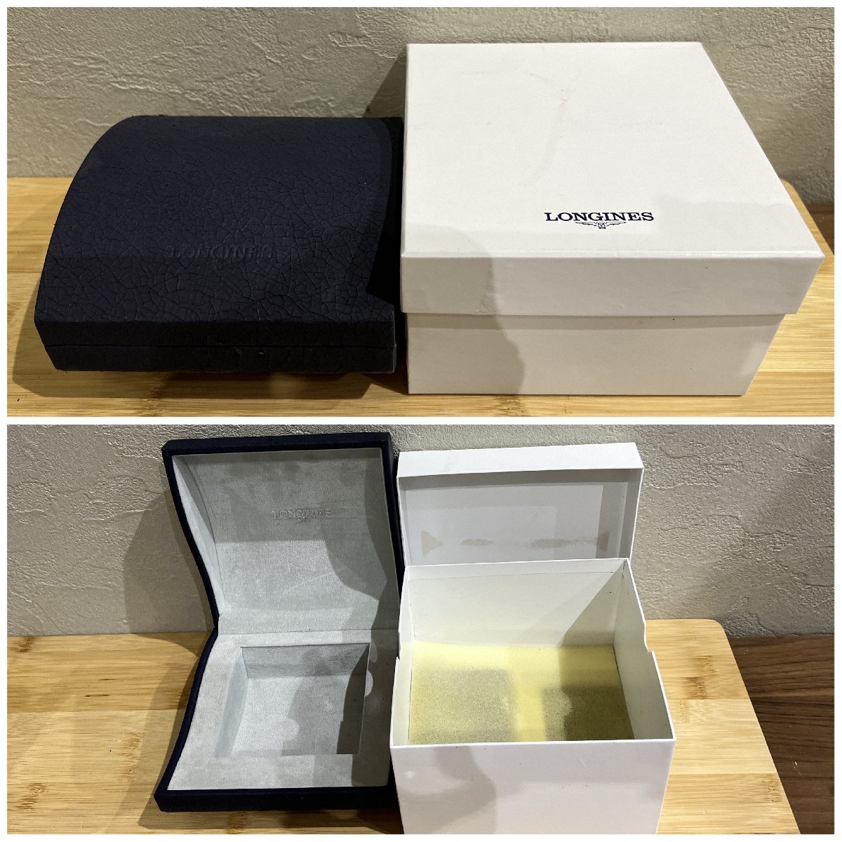 【稼働品】LONGINES ロンジン L4.758.4 クオーツ 腕時計 二針 箱有り 中古品 ケースサイズ35㎜×35㎜×5㎜ ベルト長さ最短約16㎝最長約20㎝の画像2