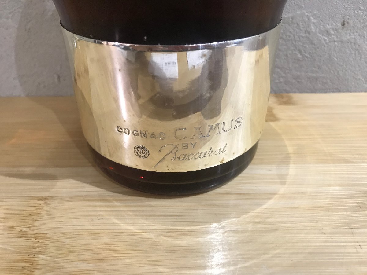 【未開栓】CAMUS　カミュ　COGNAC　コニャック　バカラボトル　本体のみ　替え栓付　ブランデー　古酒　アルコール_画像3