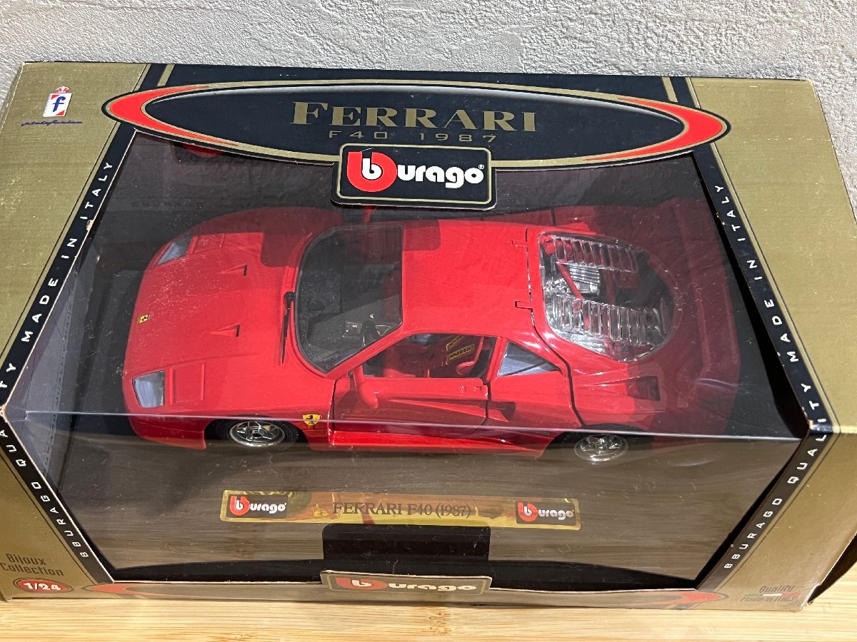 フェラーリ Ferrari F40 1987 1/24 - ブラーゴ Burago bijoux collection ビジューコレクション 箱 中古の画像2