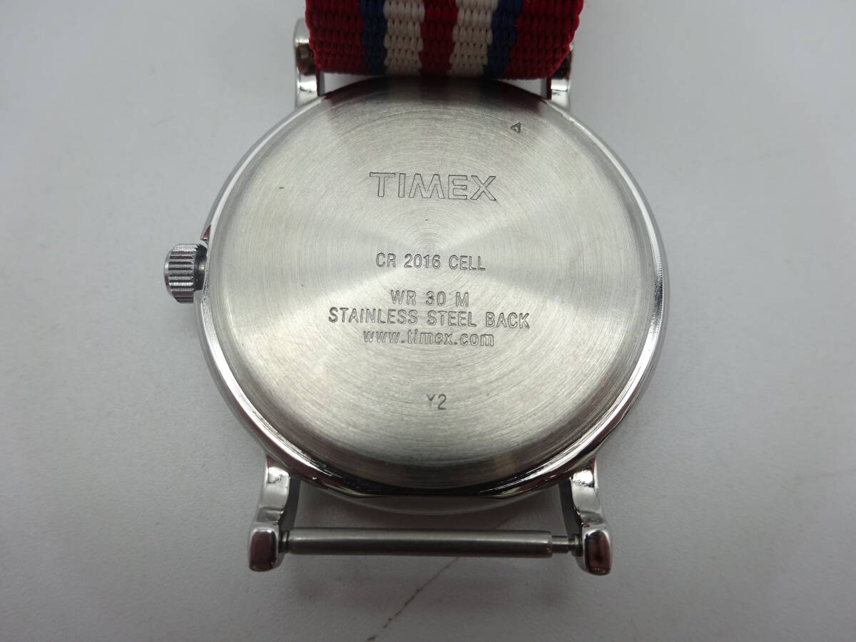 ☆可動品☆ #26235 TIMEX/タイメックス INDIGLO/インディグロ クオーツ 布ベルト 可動品の画像5