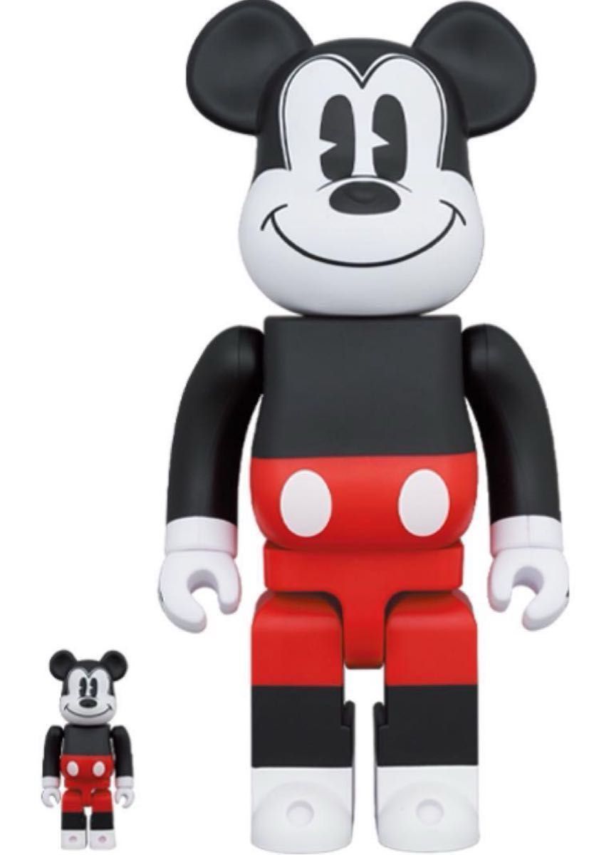 BE@RBRICK MICKEY MOUSE (R&W 2020 Ver.) ミッキーマウス ベアブリック ディズニー 