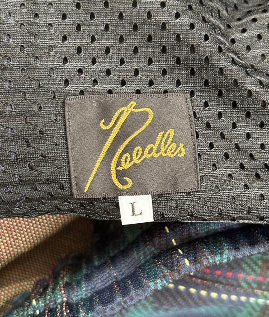 needles 直営店 トラックパンツ H D グリーン チェック ヒザデル needles 直営店 トラックパンツ H D グリーン チェック ヒザデル
