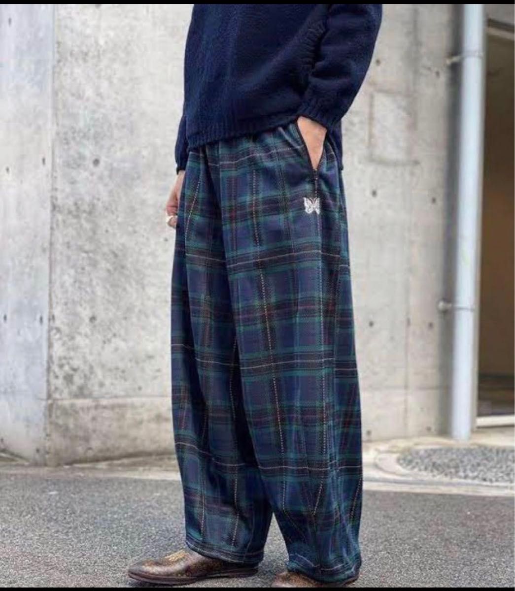 needles 直営店 トラックパンツ H D グリーン チェック ヒザデル needles 直営店 トラックパンツ H D グリーン チェック ヒザデル