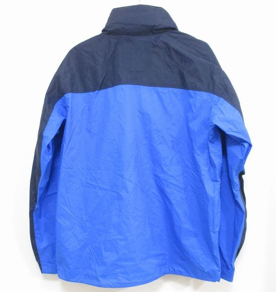 【コロンビア】グラスバレー レインスーツ◆オムニテック レインジャケット 防水(青×紺)◆Lサイズ_画像3