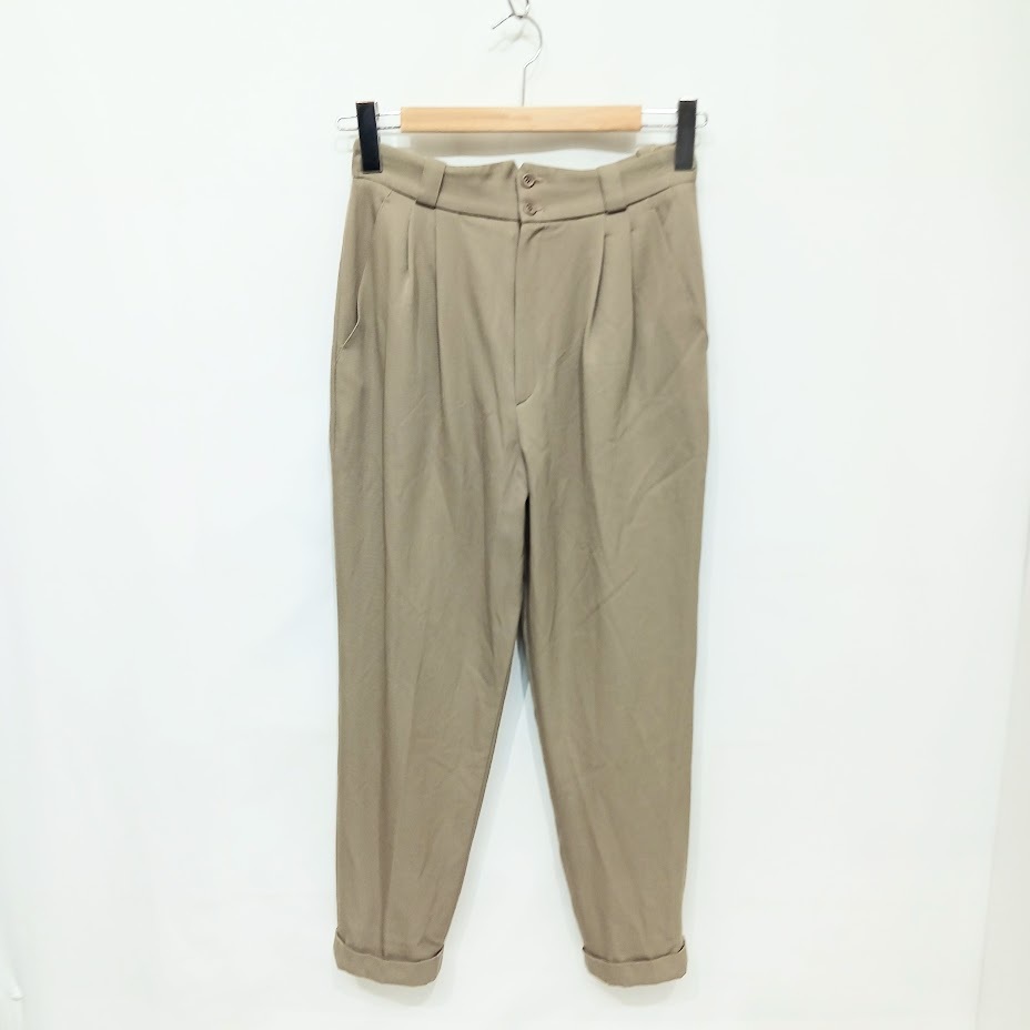 OLD Old Christian Dior Christian Dior SPORTS slacks pants tuck pants beige inside side repair equipped 