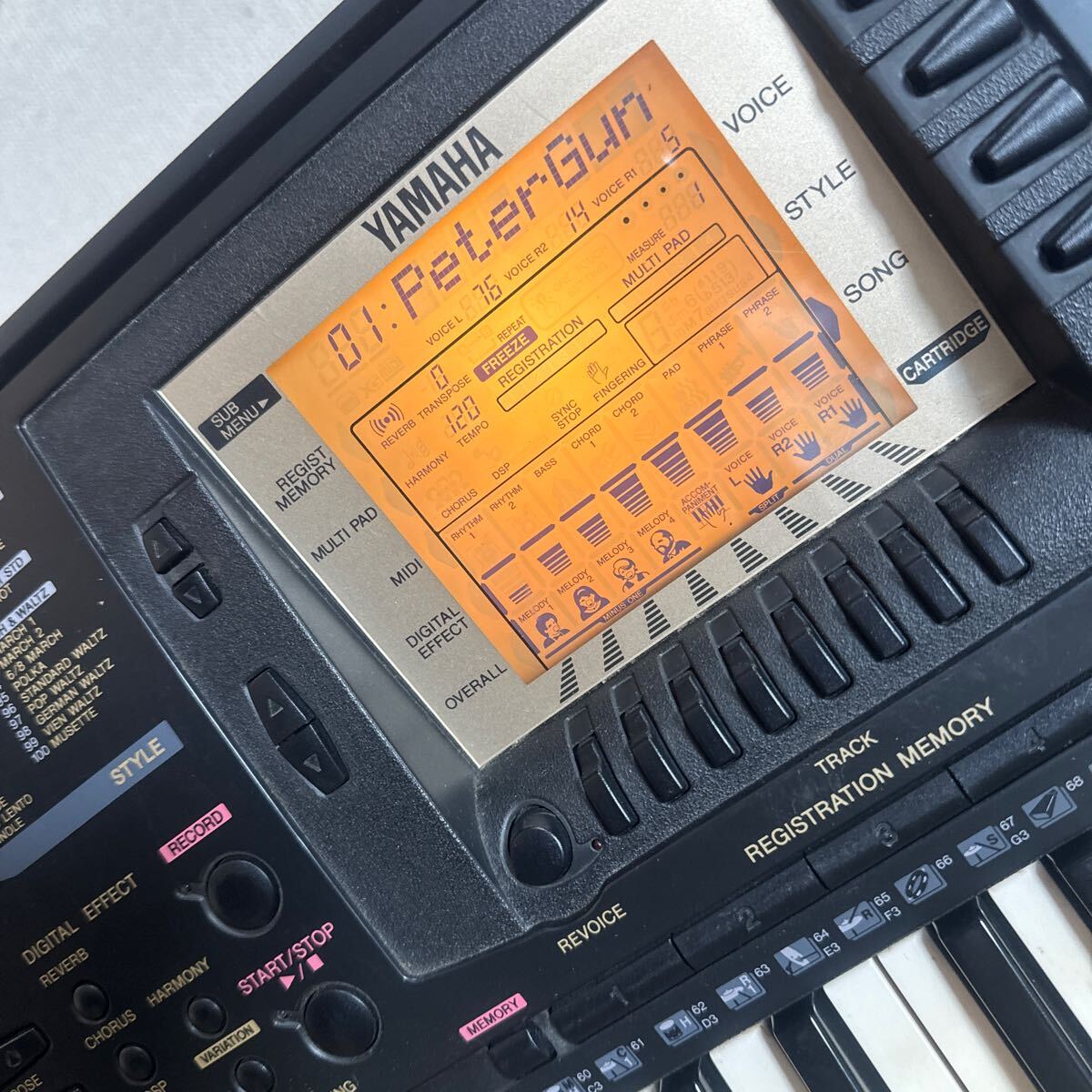 YAMAHA PSR-530、アダプター付き_画像6