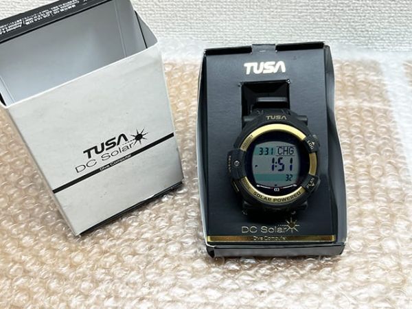 TUSA ツサ DC SOLAR LINK ソーラー ダイブコンピューター ダイコン IQ1204 60331C-60の画像1