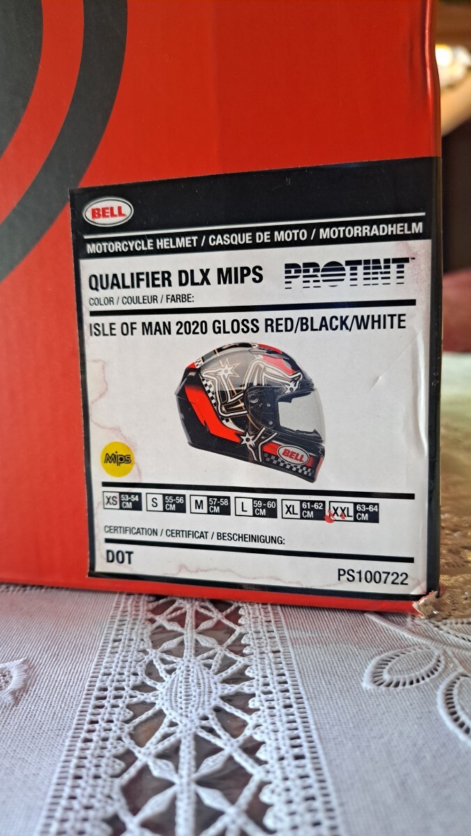 Bell Qualifier DLX Mips Isle of Man 2020 マン島 XXL フルフェイス_画像2