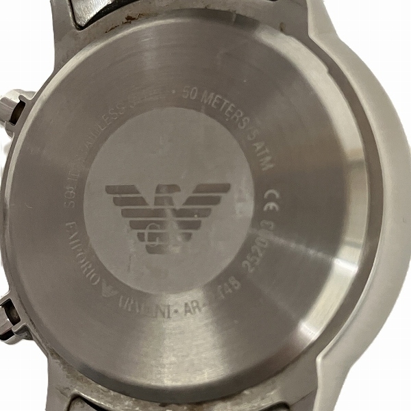  Emporio Armani AR2448 quartz clock wristwatch men's *0327