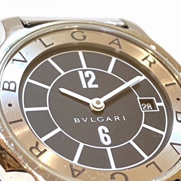 ブルガリ ソロテンポ ST29S クォーツ 時計 腕時計 レディース☆0330の画像4