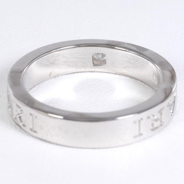 ブルガリ ブルガリブルガリ ダブルロゴ K18WG リング 指輪 11.5号 ダイヤ 総重量約6.4g 中古 美品 送料無料☆0204の画像5