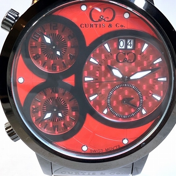 ガガミラノ カーティス ビッグタイム SUW57R-B クォーツ 時計 腕時計 メンズ☆0333_画像4