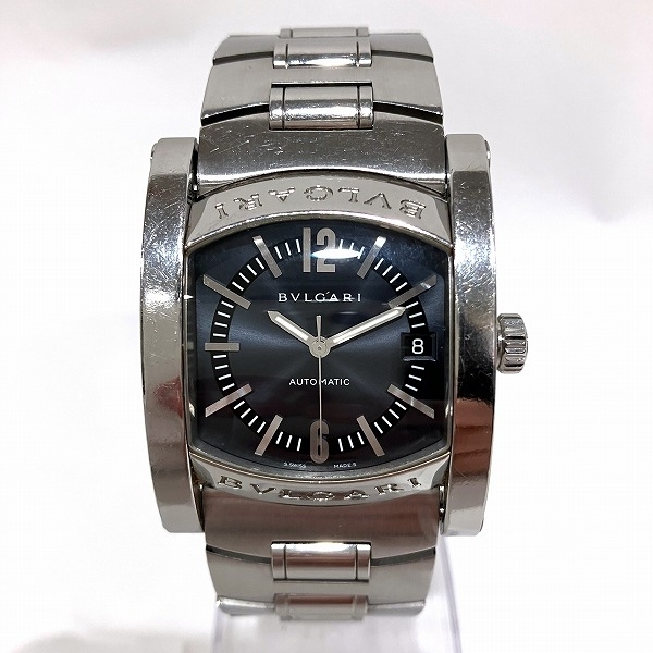 Bulgari Ashoma AA44C Автоматическое набор Navi Dial SS Watch Men Men ☆ 0319