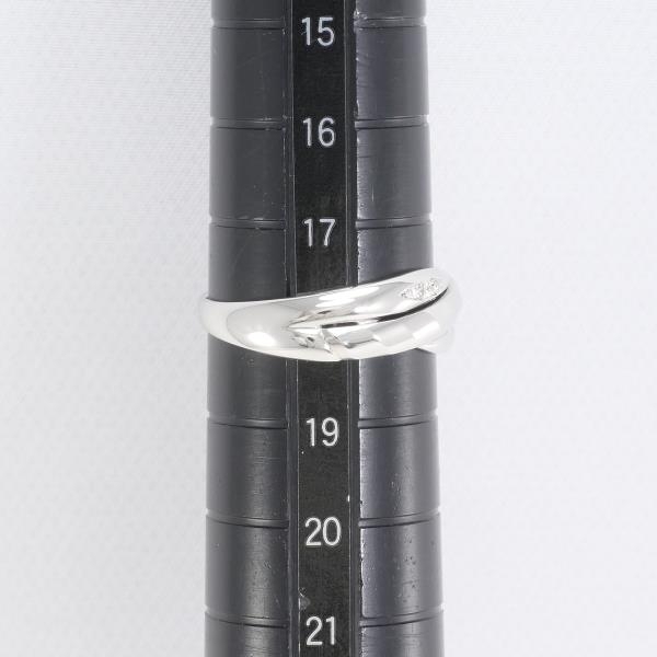 PT900 リング 指輪 18号 ダイヤ 総重量約4.2g 中古 美品 送料無料☆0338_画像5