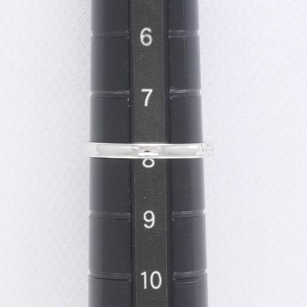ブルーリバー PT950 リング 指輪 8号 ダイヤ 0.07 総重量約2.2g 中古 美品 送料無料☆0315_画像5