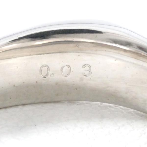 K18WG リング 指輪 8号 ダイヤ 0.03 総重量約5.0g 中古 美品 送料無料☆0204_画像7