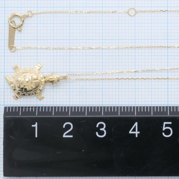 K18YG ネックレス ダイヤ 総重量約2.3g 約40cm 中古 美品 送料無料☆0315_画像5