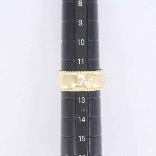 セイコージュエリー K18YG リング 指輪 12号 ダイヤ 総重量約9.6g 中古 美品 送料無料☆0202_画像5