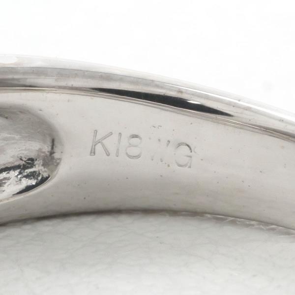 K18WG リング 指輪 11号 ダイヤ 0.11 総重量約5.1g 中古 美品 送料無料☆0315_画像6