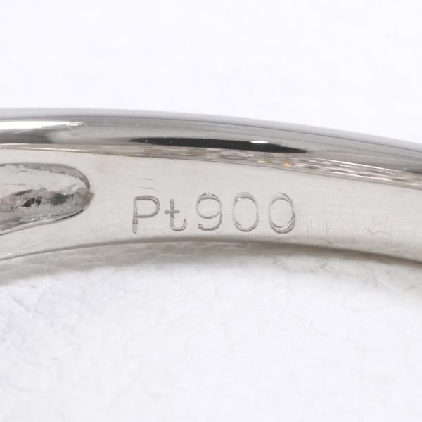 PT900 リング 指輪 12号 ダイヤ ブラックダイヤ 計 1.00 総重量約3.8g 中古 美品 送料無料☆0315の画像6