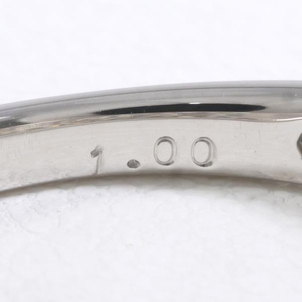 PT900 リング 指輪 12号 ダイヤ ブラックダイヤ 計 1.00 総重量約3.8g 中古 美品 送料無料☆0315の画像7