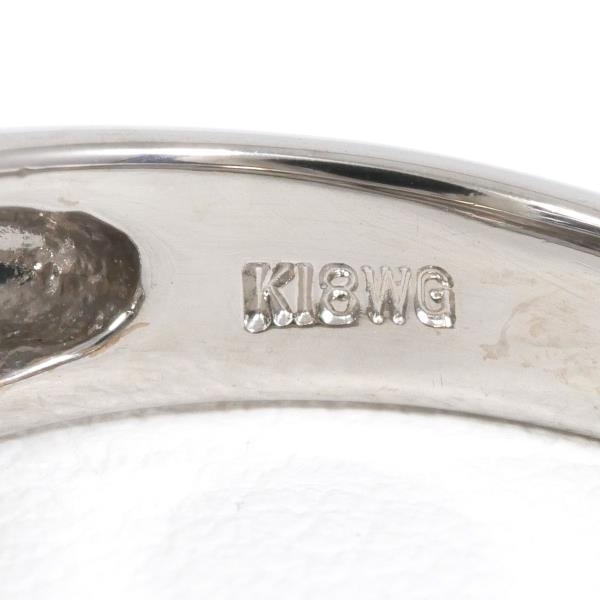K18WG リング 指輪 7.5号 ルビー 0.39 ダイヤ 0.10 総重量約5.3g 中古 美品 送料無料☆0315_画像6