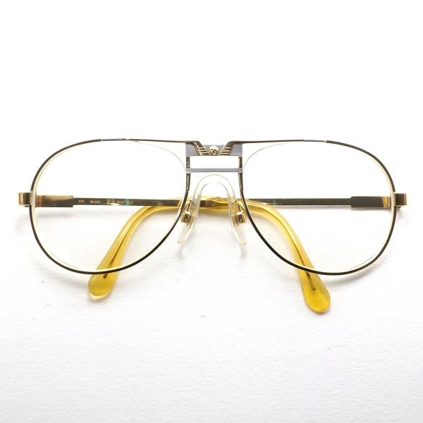 PT900 K18YG メガネ 眼鏡 レンズ度付き 総重量約56.3g 中古 美品 送料無料☆0315の画像1