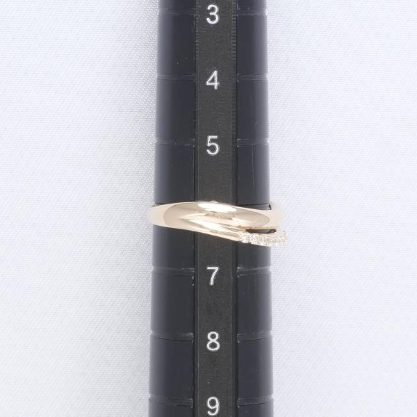 K18PG リング 指輪 6号 ダイヤ 0.13 総重量約2.6g 中古 美品 送料無料☆0204_画像5