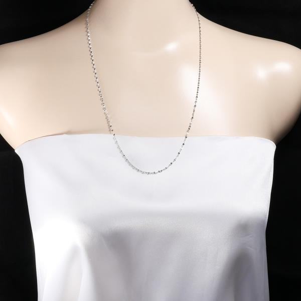 PT1000 necklace gross weight approximately 3.1g approximately 60cm used beautiful goods free shipping *0315