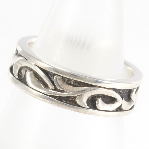  aqua silver AQUA silver ring ring 7 number gross weight approximately 4.2g used beautiful goods free shipping *0315