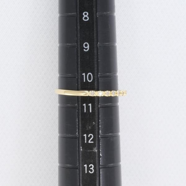 K18YG リング 指輪 10.5号 ダイヤ 0.14 総重量約1.4g 中古 美品 送料無料☆0315_画像5