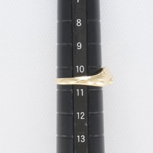 K18YG リング 指輪 10.5号 イエローダイヤ 0.07 総重量約2.3g 中古 美品 送料無料☆0315_画像5