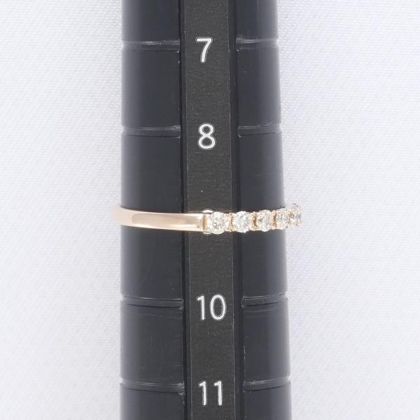 エステール K18PG リング 指輪 9号 ブラウンダイヤ 0.30 総重量約1.2g 中古 美品 送料無料☆0315_画像5