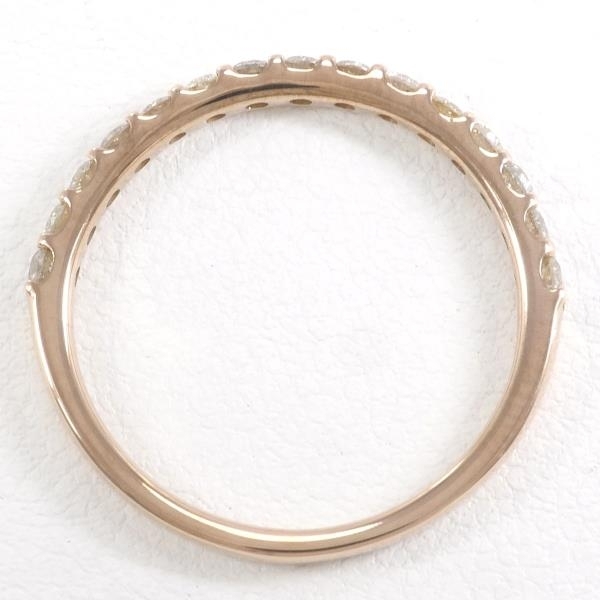 エステール K18PG リング 指輪 11号 ダイヤ 0.30 総重量約1.6g 中古 美品 送料無料☆0315_画像2