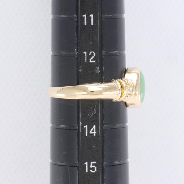 スタージュエリー K18YG リング 指輪 13号 天然石 ダイヤ 0.06 総重量約3.2g 中古 美品 送料無料☆0315_画像5