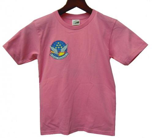 大特価　航空自衛隊　ブルーインパルス　子供用　半袖　Tシャツ　ピンク　150　お揃い　アウトドア　ミリタリー　JASDF　20190409-6-150★