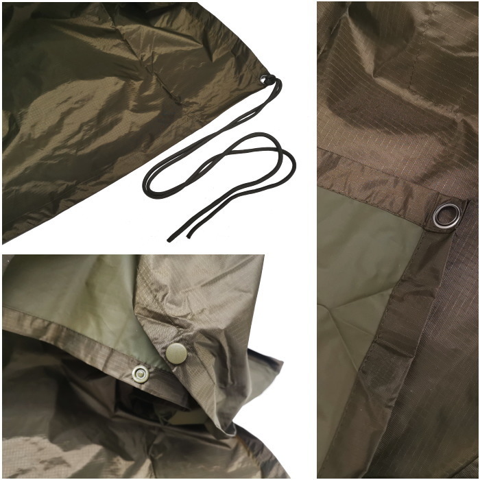  self ..OD rain poncho Kappa . feather rainwear poncho disaster prevention outdoor airsoft military NH-560 *