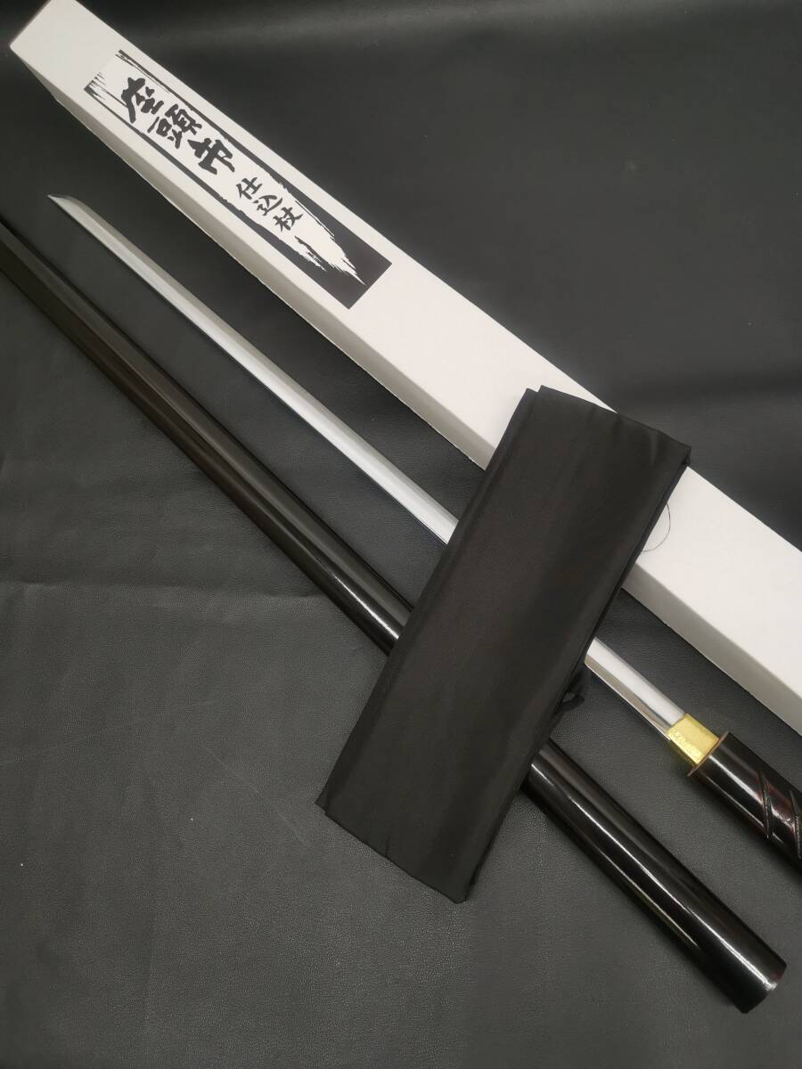  специальная цена хвост форма меч . сиденье голова город . включая трость эллипс чёрный . ножны японский меч художественное изделие костюмированная игра коллекция иммитация меча Mai шт. реквизит 20240409-05 ZT-18