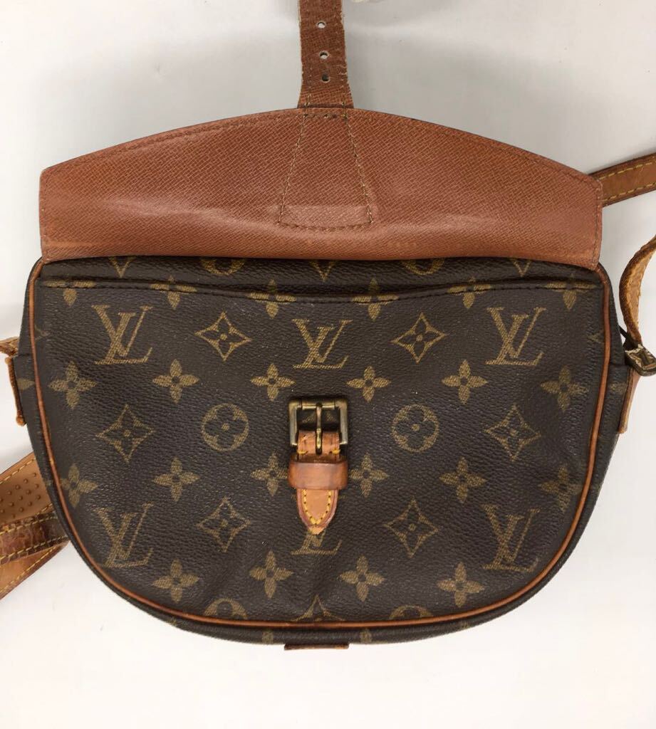 1円【LOUIS VUITTON 】ジュヌフィーユ モノグラム ルイヴィトン ショルダーバッグ 鞄 ルイ ヴィトン バッグ