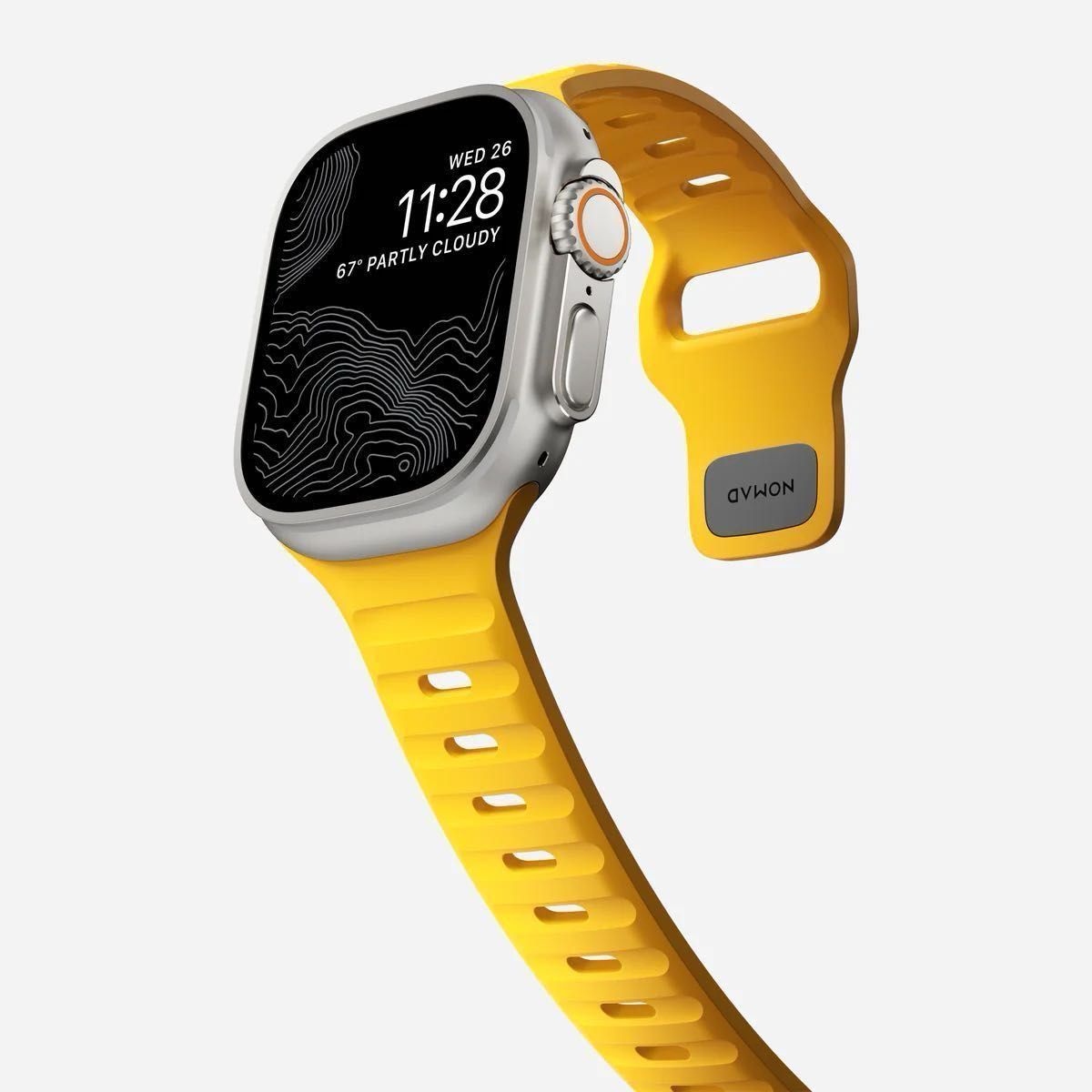 【大人気】nomad ノマド Apple Watch sport band 限定色 レーシングイエロー 45mm/49mm 黄色