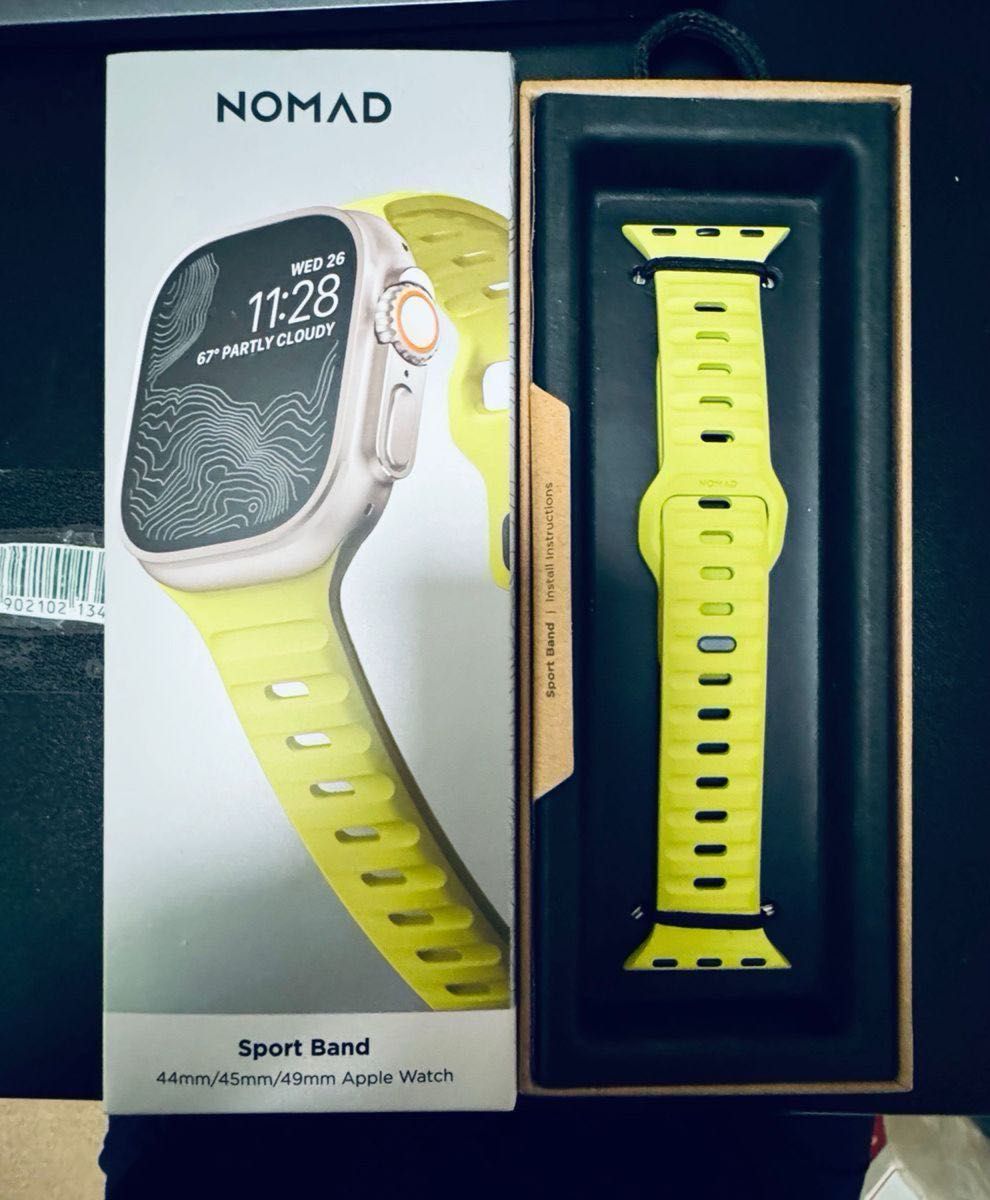 【大人気】NOMAD SPORT BAND 44mm/45mm/49mm Apple Watch high volta 限定色