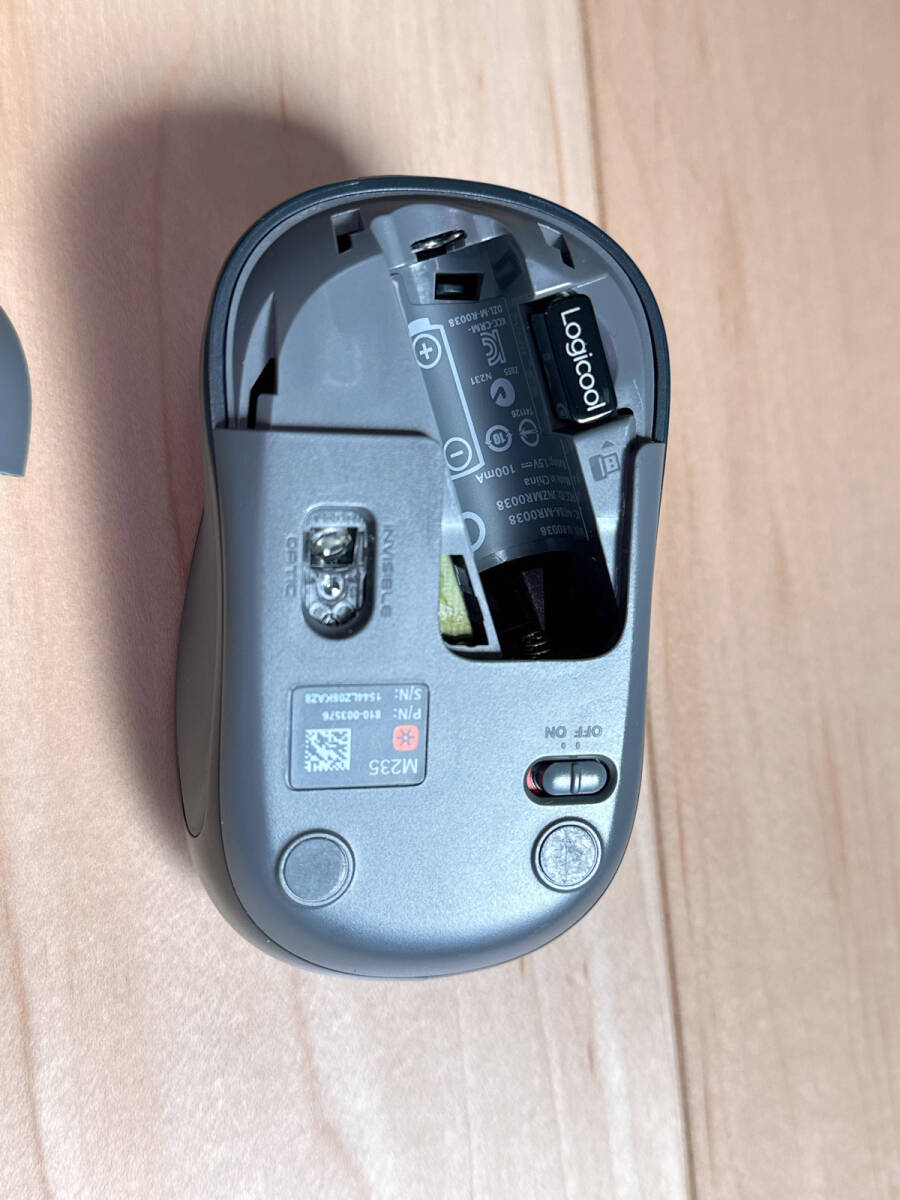 [used]Logicool ( Logicool ) беспроводная мышь M235 серебряный Wireless Mouse