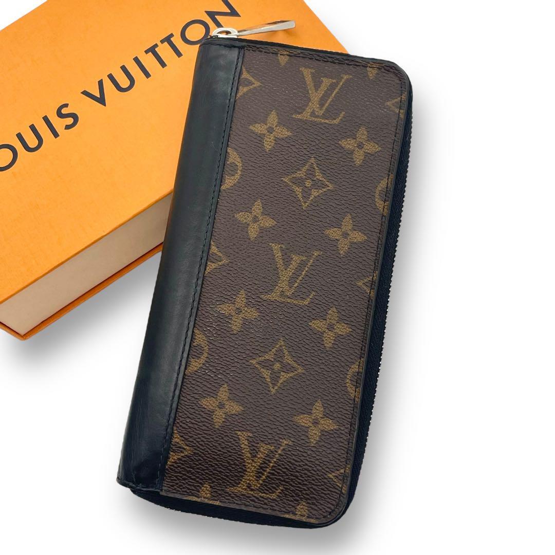 LOUIS VUITTON ルイヴィトン 長財布 ジッピーウォレット ヴェルティカル モノグラム マカサー ラウンドジップ ファスナー 