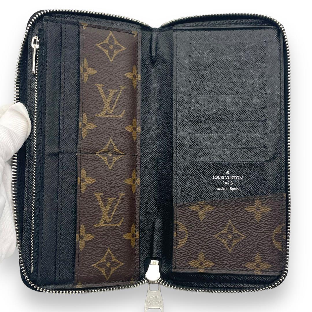 LOUIS VUITTON ルイヴィトン 長財布 ジッピーウォレット ヴェルティカル モノグラム マカサー ラウンドジップ ファスナー 