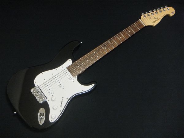 7弦エレキギター SPEAR GUITAR 弦裏通しノントレモロ仕様 ハードテイルブリッジ STタイプ ストラト 3シングル ブラック 黒の画像1