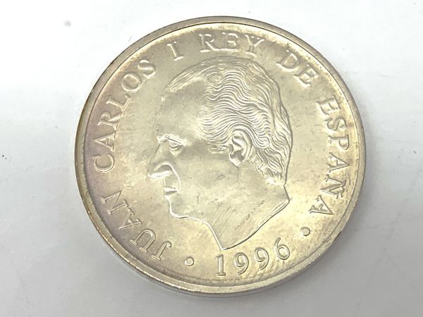 1円～ 外国コイン 1996年 スペイン2000ペセタ銀貨 ゴヤ生誕250年記念 シルバー SV925 約18ｇ 33ｍｍ 銀貨の画像1