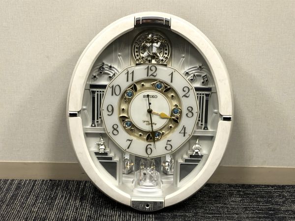 【稼働】SEIKO セイコー RE576A 電波時計 壁掛け時計 からくり時計 ウェーブシンフォニーの画像1