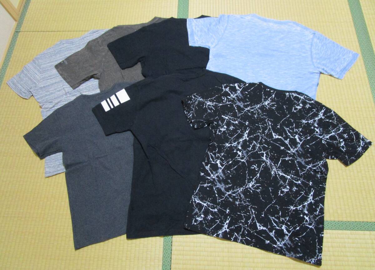 ★メンズ★トップス★L★7枚★福袋★まとめて★セット★半袖★丸首★Tシャツ★Vネックシャツ★2着未使用★英文字★KANGOL★DURANTE★_画像2